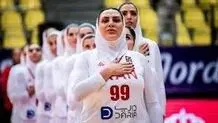 سلام نظامی بسکتبال زنان پیش از اولین مسابقه + ویدئو