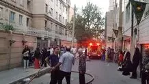 جزئیات آتش‌سوزی در مجتمع مسکونی خیابان پاسدار + عکس 
