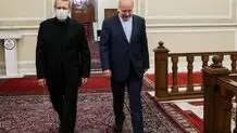 تصویری معنادار از علی لاریجانی و محمدباقر قالیباف 
