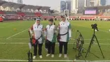 کسب مدال برنز توسط تیم کامپوند زنان