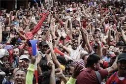 احتفالات کبرى في کوستاریکا بعد الصعود للموندیال