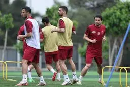 تمرین تکنیکی پرسپولیس برای مصاف با سپاهان