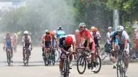 وقوع حادثه خطرناک در لیگ دوچرخه‌سواری تهران/ ویدئو

