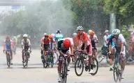 وقوع حادثه خطرناک در لیگ دوچرخه‌سواری تهران/ ویدئو

