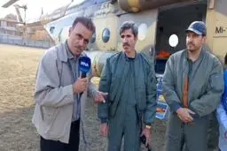 عملیات هوایی مهار آتش جنگل چالوس متوقف شد + ویدیو