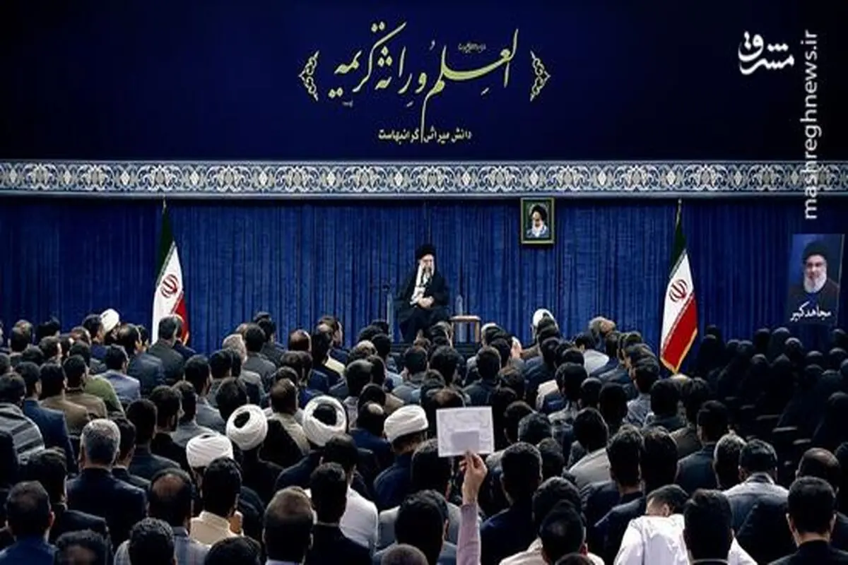 ویدئویی جالب از دیدار نخبگان با رهبر انقلاب+ ویدئو

