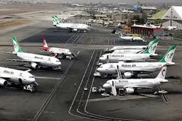 تعطیلی ۵ ساعته فرودگاه‌های استان تهران در روز ۱۴ خرداد