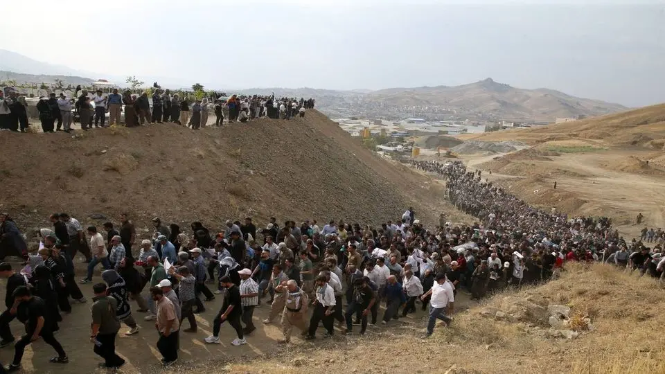 پیکر خبانت امینی، در سنندج به خاک سپرده شد
