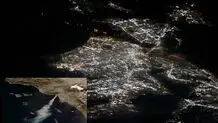تصاویر آتش سوزی لس آنجلس از ایستگاه فضایی ناسا