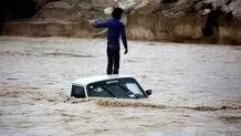 سیلاب و آبگرفتگی بی‌سابقه در یزد/ ویدئو