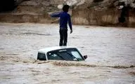 سیلاب و آبگرفتگی بی‌سابقه در یزد/ ویدئو