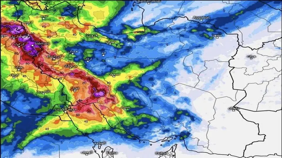 سامانه بارشی جدید امروز فعال می شود/ هشدار بارش برف و باران برای ۲۰ استان صادر شد