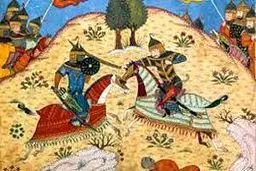 بیژن، نماد پهلوانى
