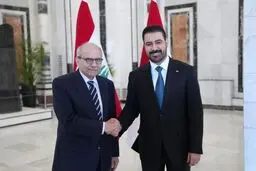نخست‌وزیر لبنان با همتای عراقی خود با محوریت تحولات منطقه دیدار کرد