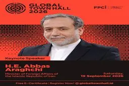 سخنرانی وزیر امور خارجه در مجمع گفتگوی جهانی
