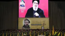 تصویری از خط هنرمند ایرانی روی سنگ مزار سیدحسن نصرالله+ عکس
