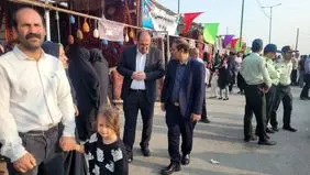 بازدید از نمایشگاه فرش دستباف مهربان در شیرین سو 