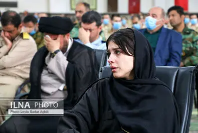 مراسم تشییع پیکر شهید آشوری، جانی بت اوشانا در پادگان صفر یک ارتش