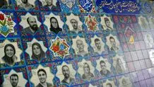 تصاویر کودکان شهید در میدان آزادی قرار گرفت