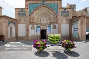 در حمام قجری کاشان+ عکس