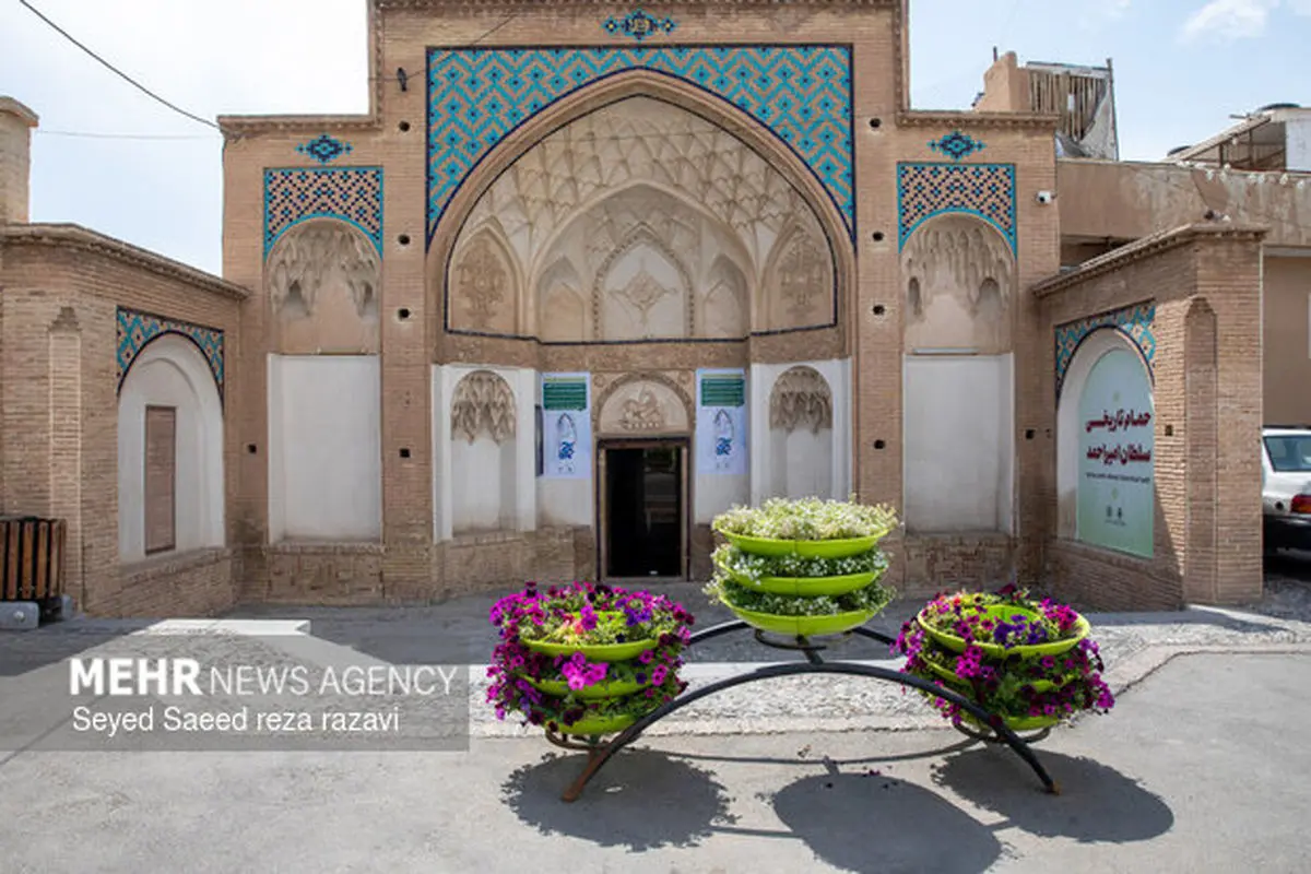 در حمام قجری کاشان+ عکس