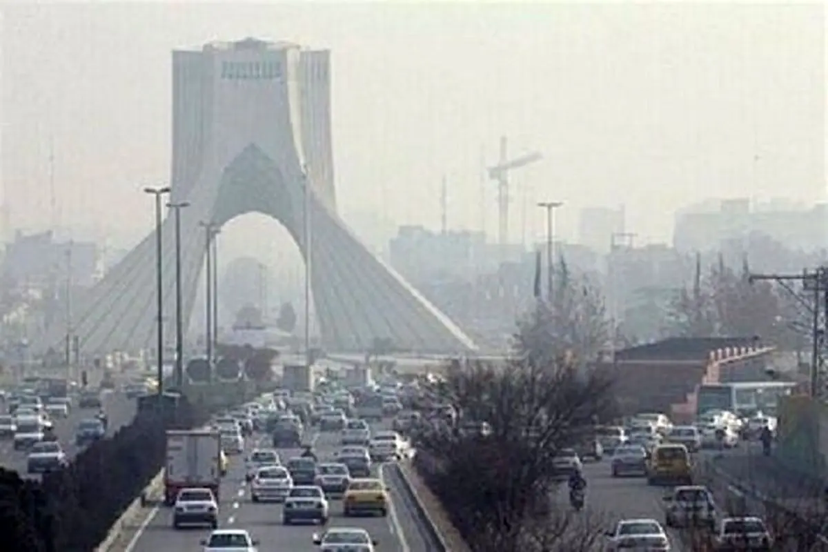 شاخص آلودگی هوای تهران امروز شنبه ۲۴ آبان ۱۴۰۴