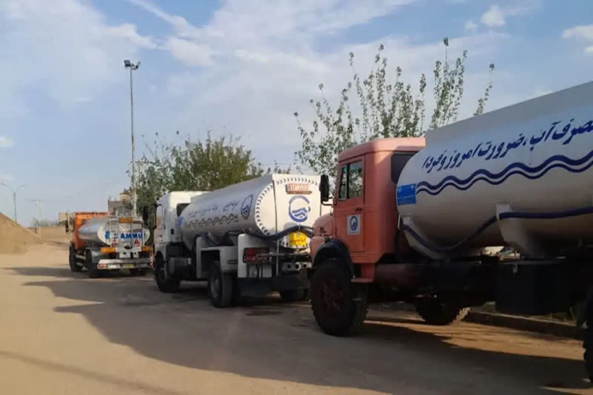 کمبود تانکر آب در یزد