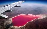 دلیل رنگ صورتی دریاچه مهارلو چیست؟