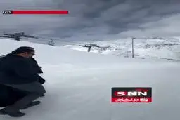 علی دایی در پیست اسکی !