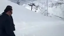 علی دایی در پیست اسکی !