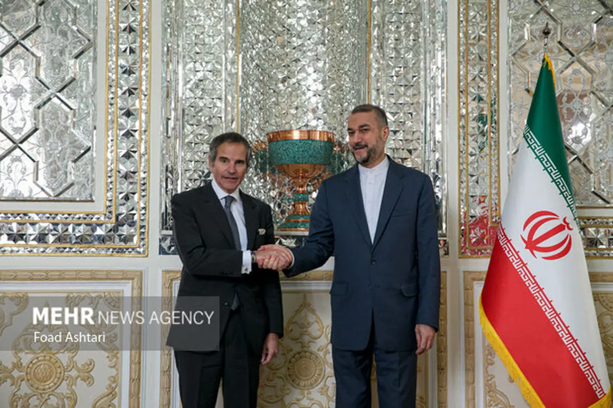 IAEA chief meets Iranian FM in Tehran