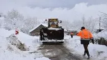 مسدود شدن ۳۸۰ محور روستایی کشور در پی بارش برف


