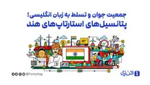  جمعیت جوان و تسلط به زبان انگلیسی؛ پتانسیل‌ استارتاپ‌های هند
