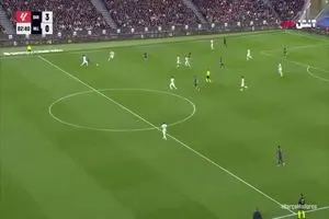 گل سوم بارسلونا به مایورکا+ ویدئو