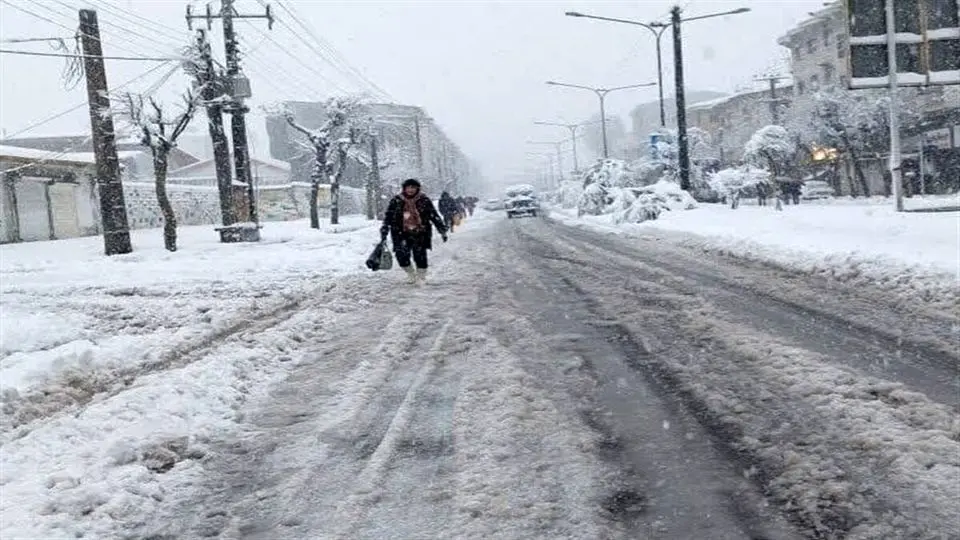 ۱۸ استان درگیر برف و باران 