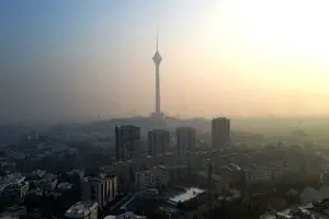 شاخص آلودگی هوای تهران امروز 7 شهریور/هوای تهران با شاخص 118 آلوده است