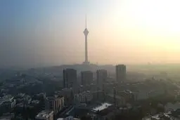 کیفیت هوای تهران امروز دوشنبه 10 شهریور؛هوا در مرز آلودگی است