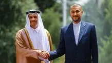 عبد اللهیان لنظیره القطری: على امیرکا ان تتخلى عن مطالبها الإضافیة