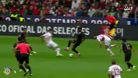گل سوم پرتغال به ارمنستان را ببینید + ویدیو