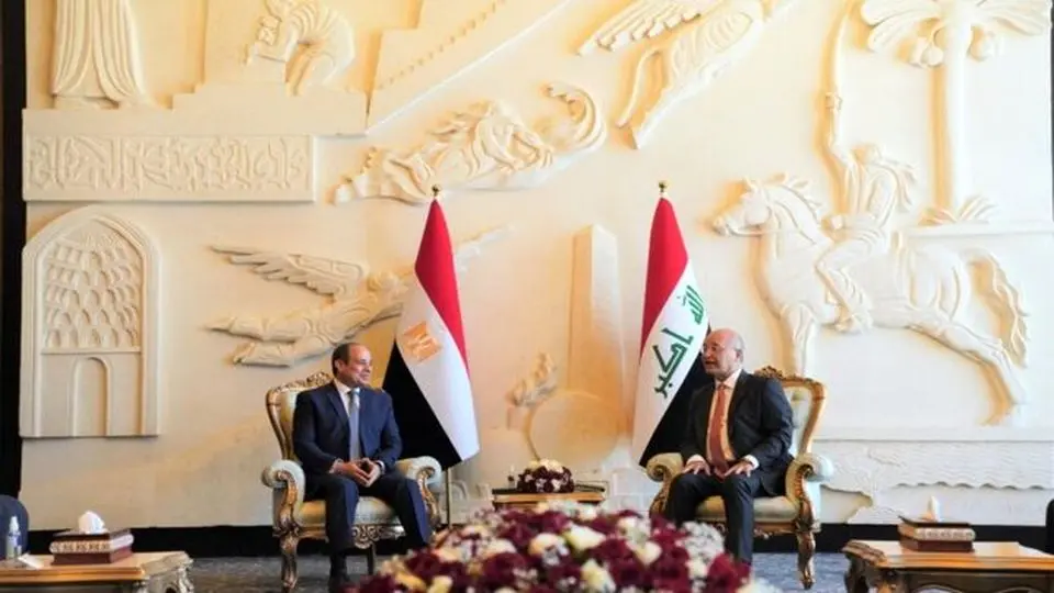 گفت‌وگوی تلفنی السیسی با برهم صالح درباره تحولات عراق