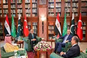 قاهره نشست ۴ جانبه وزرای خارجه پاکستان، ترکیه، مصر و عربستان