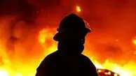 وقوع آتش‌سوزی گسترده در شهرک کاسپین