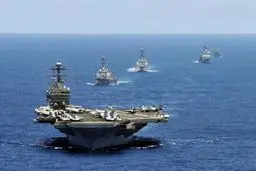 تصویری که نشان می‌دهد ناو هواپیمابر آبراهام لینکلن چقدر با ایران فاصله دارد + نقشه