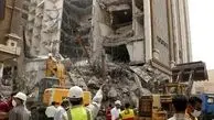 عدد ضحایا حادث انهیار مبنى "متروبل" في آبادان ارتفع الى 31 شخصا