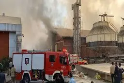 آتش سوزی در انبار سازمان هواپیمایی کشوری مستقر در محوطه شرکت فرودگاه‌ها

