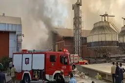 آتش سوزی در انبار سازمان هواپیمایی کشوری مستقر در محوطه شرکت فرودگاه‌ها

