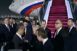 ولادیمیر پوتین به چین وارد شد