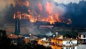 آتش‌سوزی در غرب ترکیه همچنان ادامه دارد + ویدئو