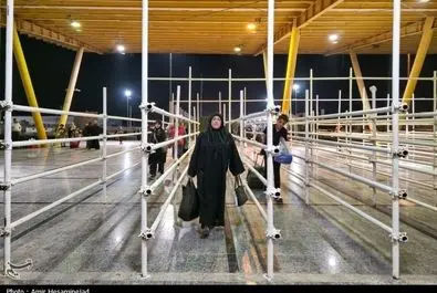 تردد زوار اربعین حسینی از مرز شلمچه