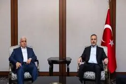 دیدار وزیر خارجه ترکیه با رئیس حشدالشعبی